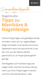 Mobile Screenshot of manikuere-tipps.de